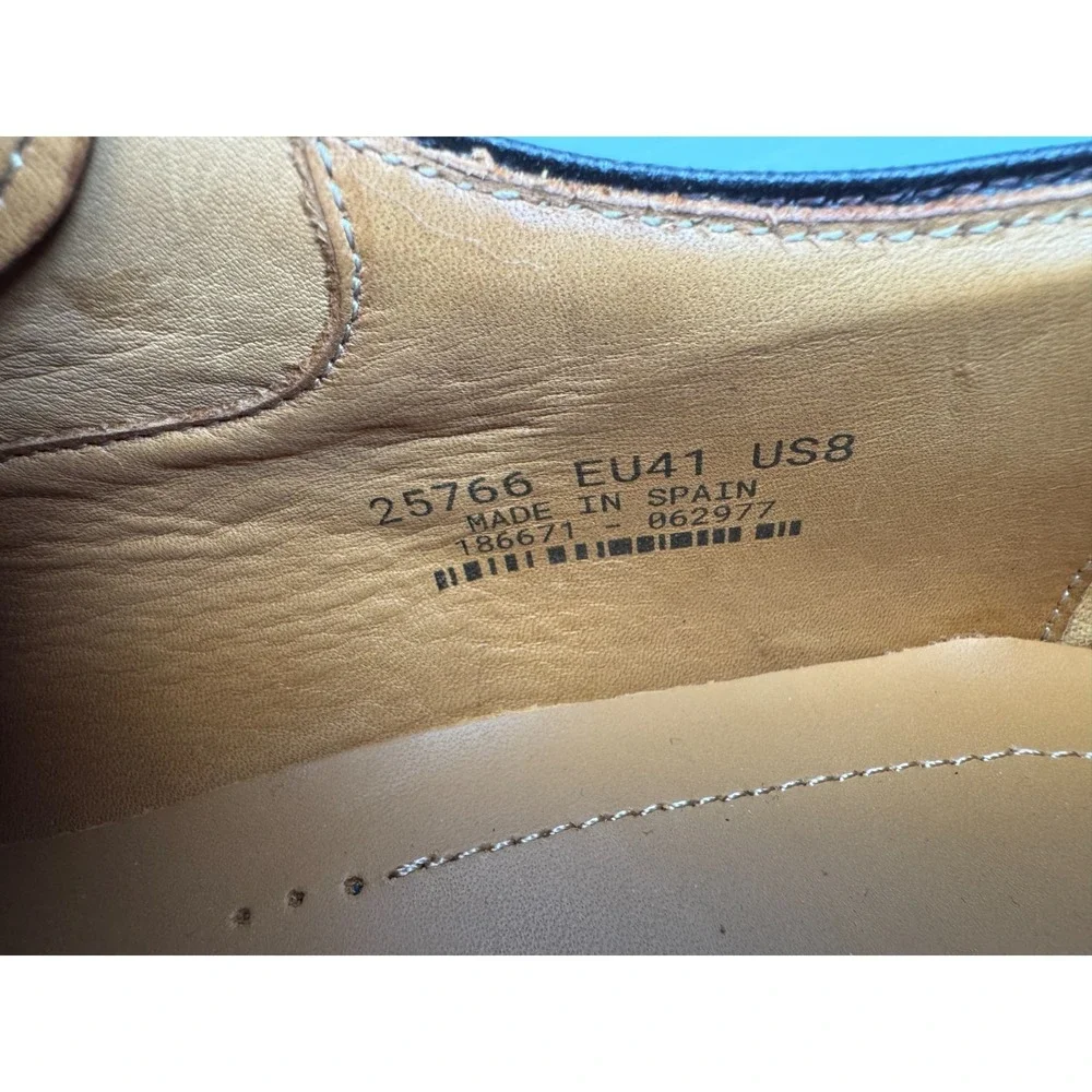 Magnanni Jacoby Leather Plain Toe Derby Shoes Mens 41 US 8 EUC‎ $525 Leather